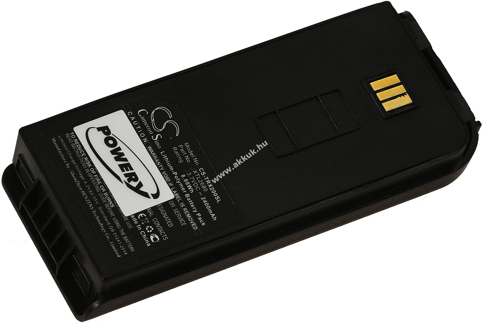 Helyettesítő akku Thuraya típus XTL2680 2400mAh Li-Polymer