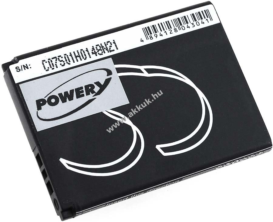 Helyettesítő akku Vodafone típus CAB20G0000C1 600mAh Li-Ion