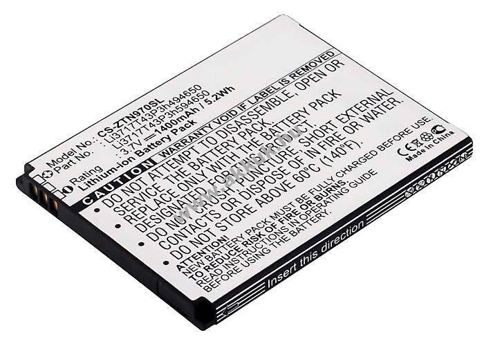 Helyettesítő akku ZTE Warp Sequent 1400mAh Li-Ion