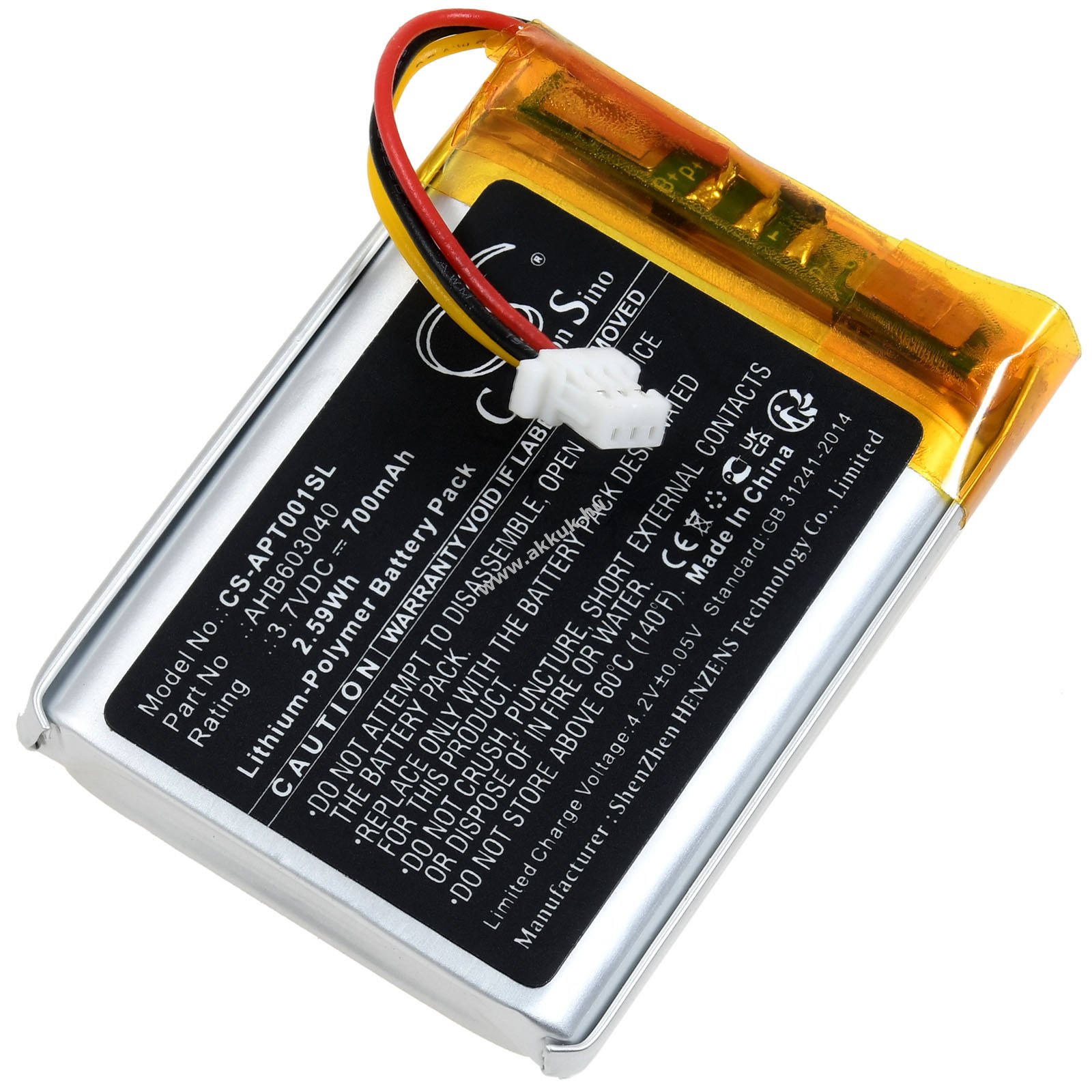 Helyettesítő akku adidas RPT-01 bluetooth fejhallgató