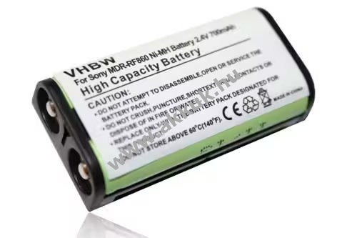 Helyettesítő akku Sony típus MDR-RF860 700mAh