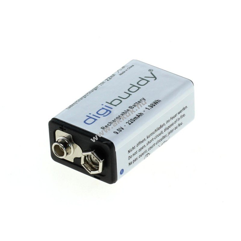 Digibudy 9V block akku HR22