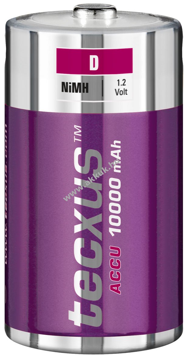 Tecxus Rechargeable HR20 D (góliát) akku 1,2V 10000mAh 1db/csomag NiMH - Kiárusítás