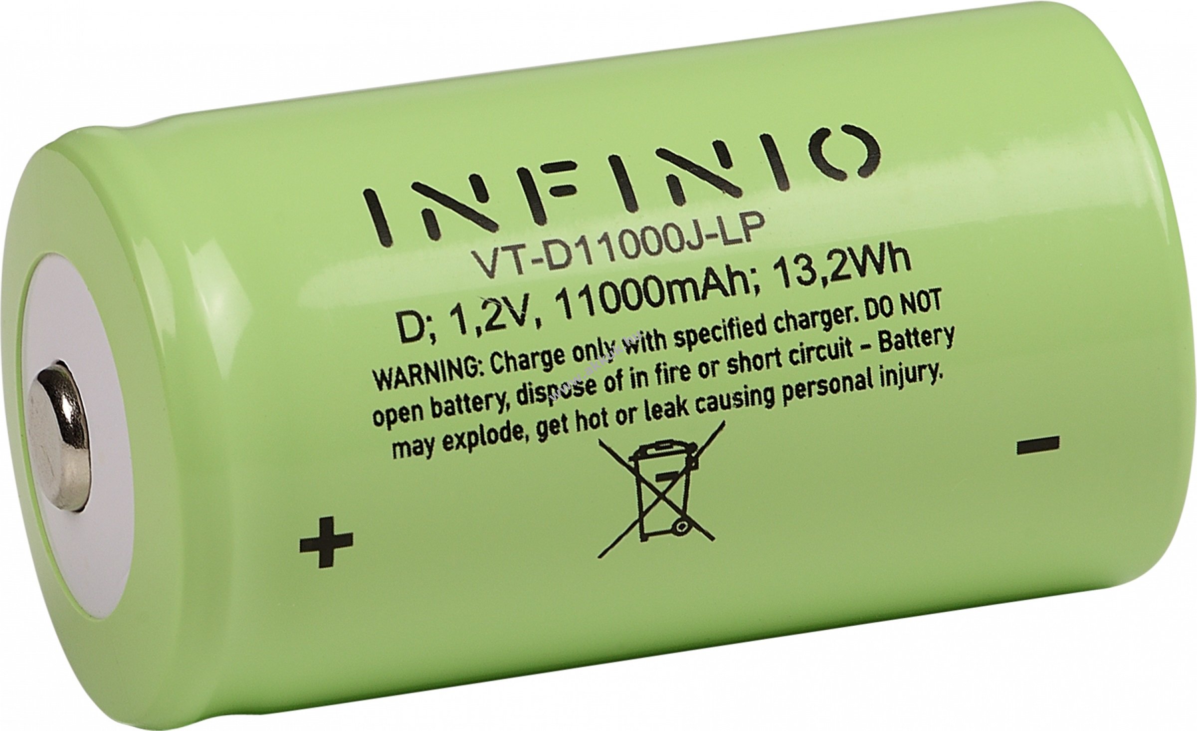 Infinio Pro-Line NiMH D góliát akku, 1.2V, 11000 mAh HR20, Mono, Sanyo KR-5000DEL - Kiárusítás!