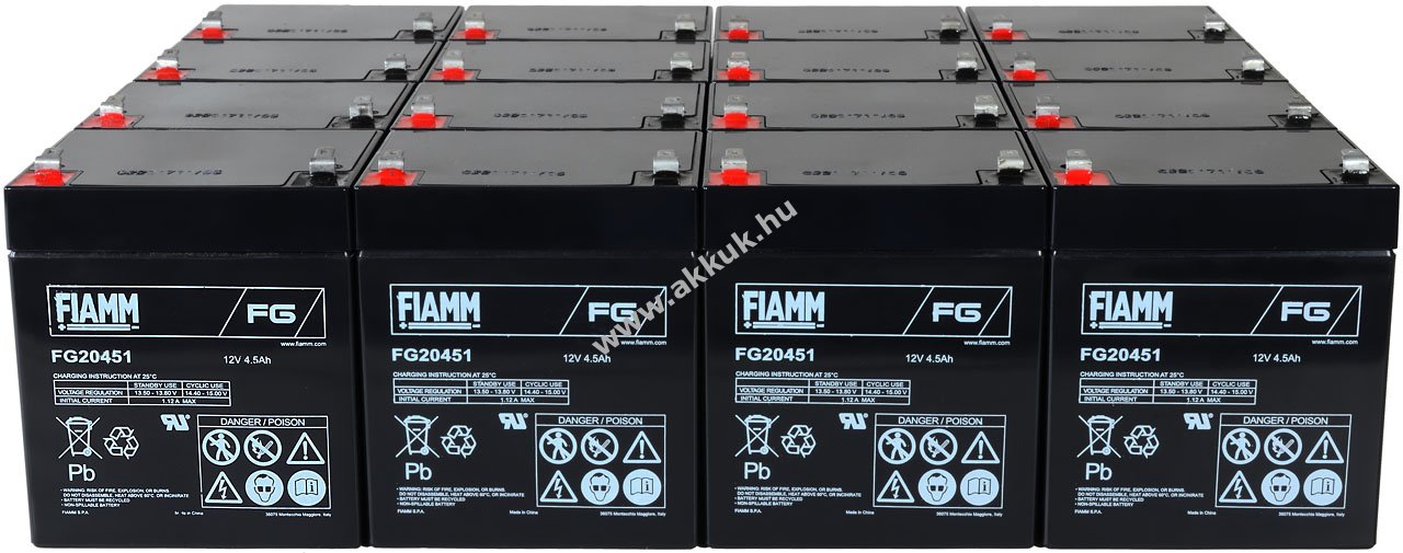 FIAMM helyettesítő szünetmentes akku APC Smart-UPS RT 3000-Marine