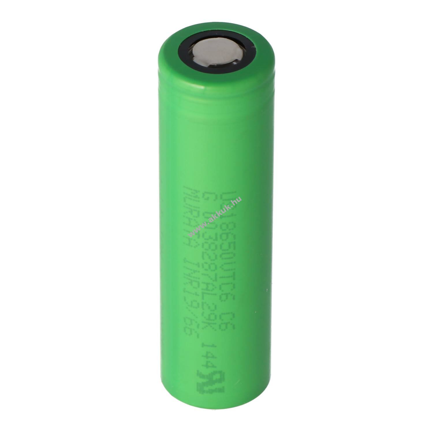 muRata akkucella típus US18650VTC6 - 3,6 Volt 3000mAh Li-Ion (kizárólag szakembereknek)