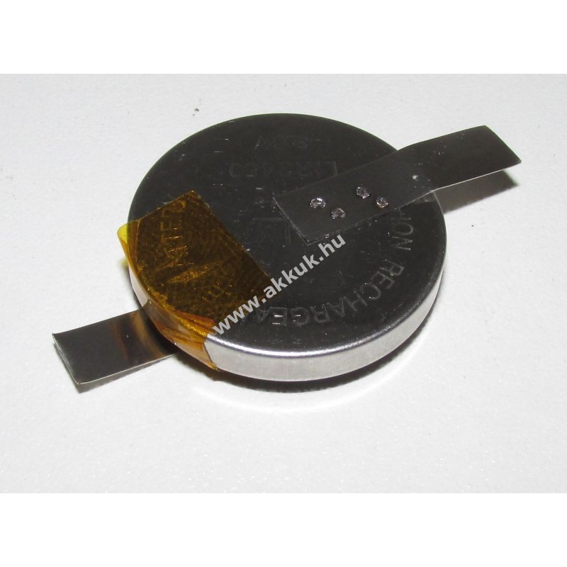 OEM gombakku típus LIR2032 - 3,6V 45mAh Li-Ion Z forrfüles