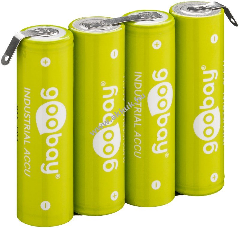 Goobay akku pack (AA) NiMH típus AA-4 RTU - forrfüles 4,8V 2100mAh