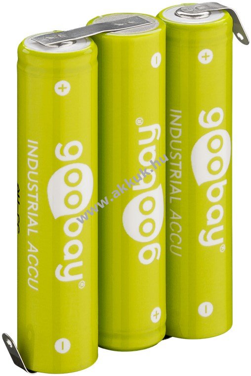Goobay akku pack (AAA) NiMH típus AAA-3 RTU - forrfüles 3,6V 800mAh