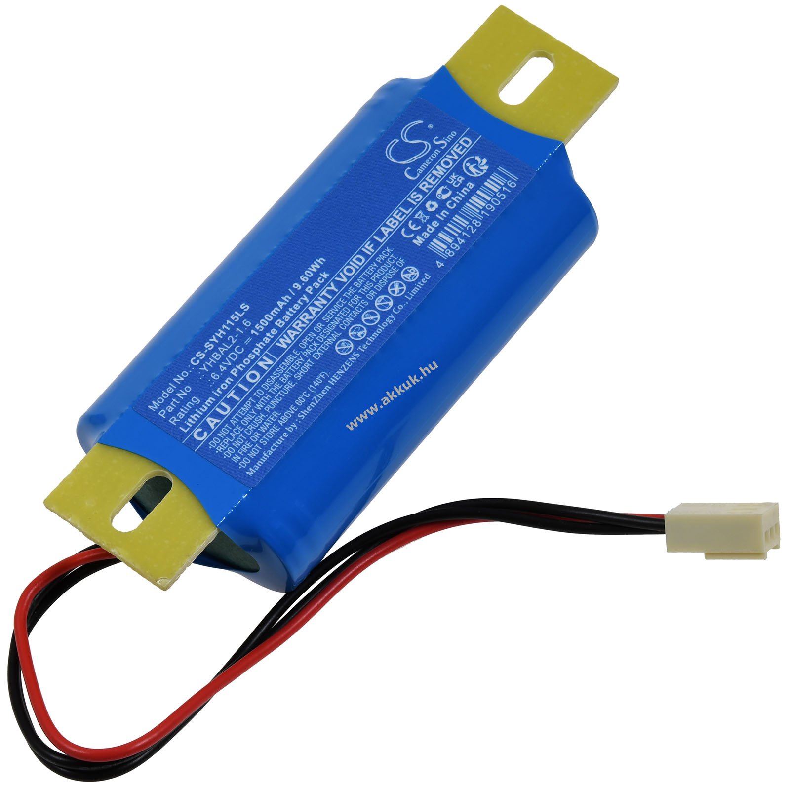 Streamer YH11B-05WL-55 5W lámpa, vészvilágítás akku (helyettesítő)