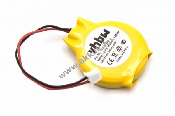 Helyettesítõ BIOS elem Mitsubishi GOT 1000, GT10 3V, Li-Ion, 550mAh