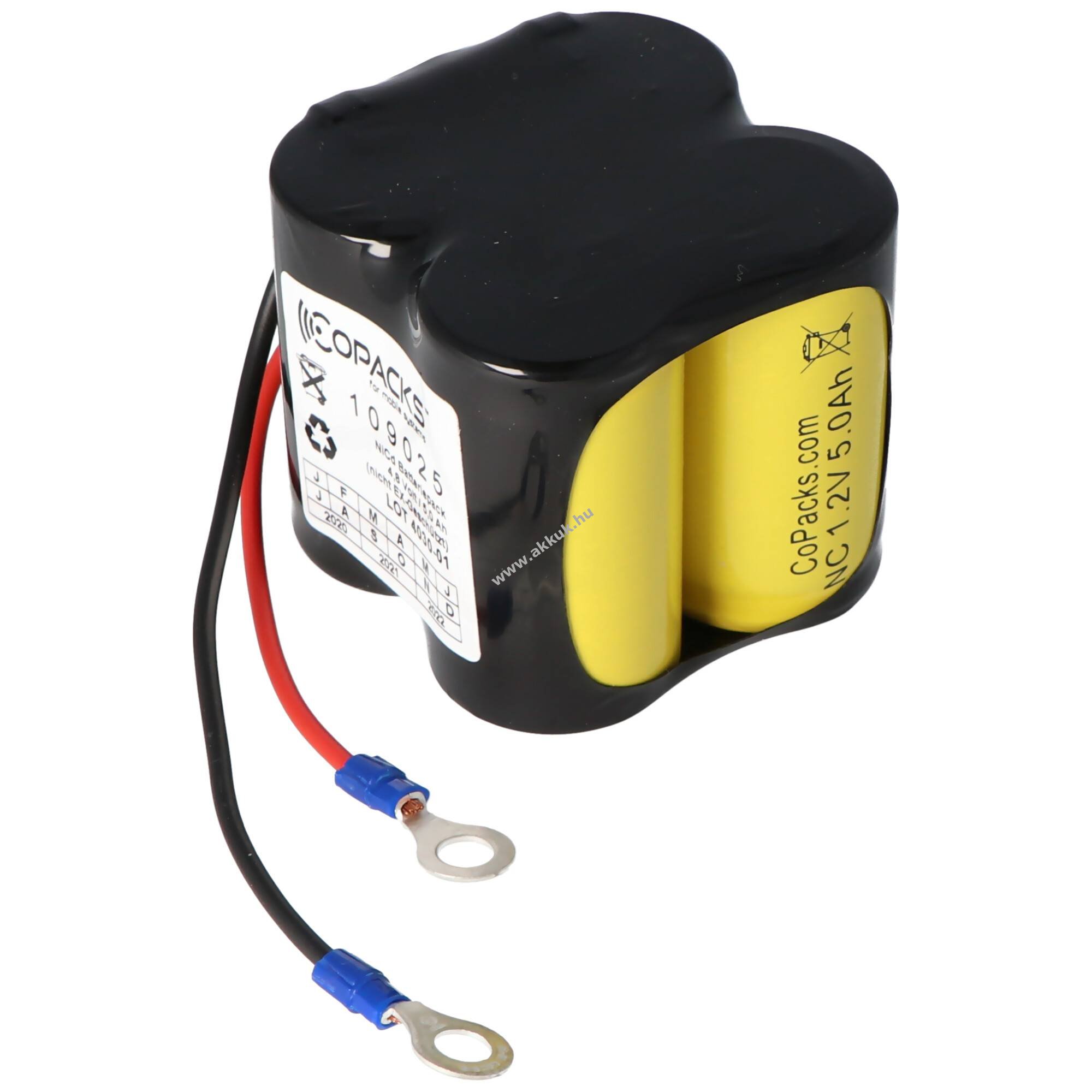 Helyettesítõ lámpa akku Ceag CW270 Ni-MH 4.8V 5000mAh