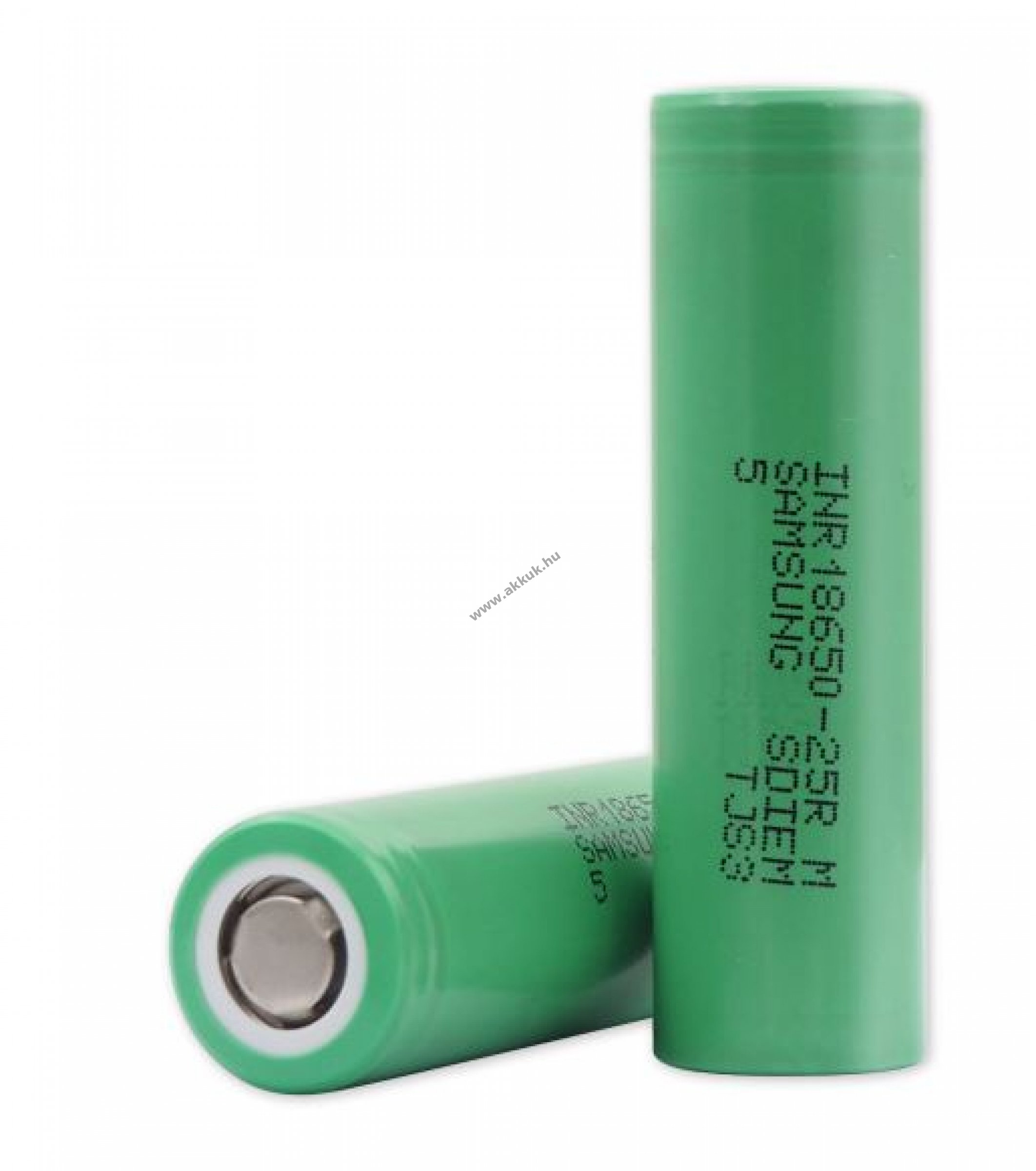 Samsung INR 18650-25R 3.7V Li-Ion akku 2500mAh, 20A, védelmi elektronika nélkül