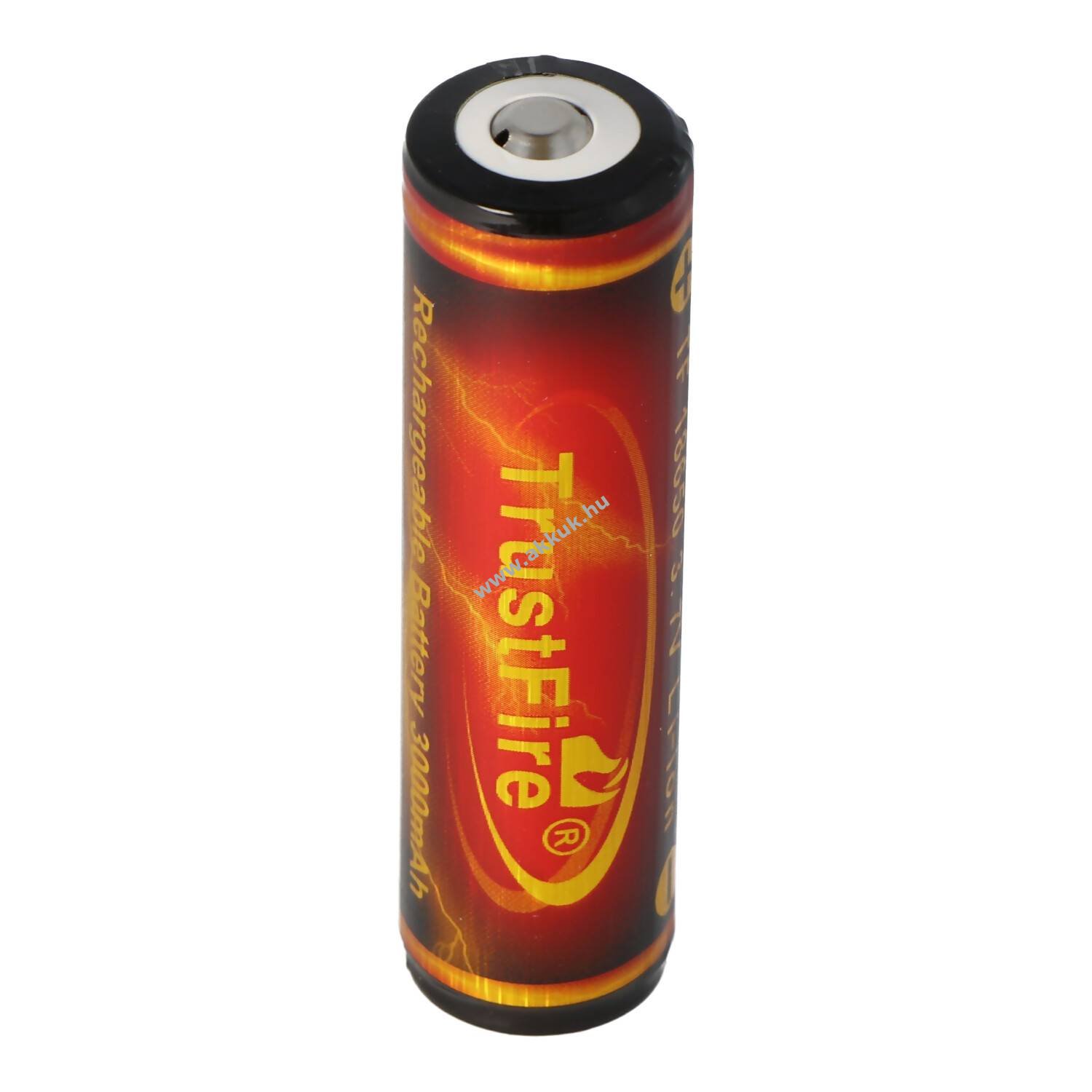 Trustfire 18650 védett 3,7V 3000mAh akku Li-Ion