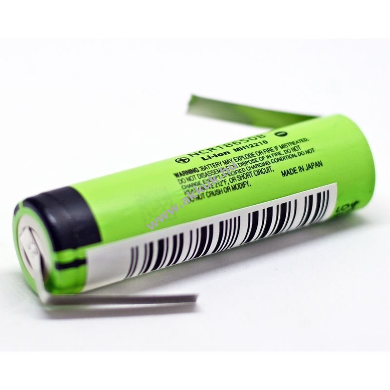 Panasonic akkucella 18650 Z forrfüllel + tárolódoboz