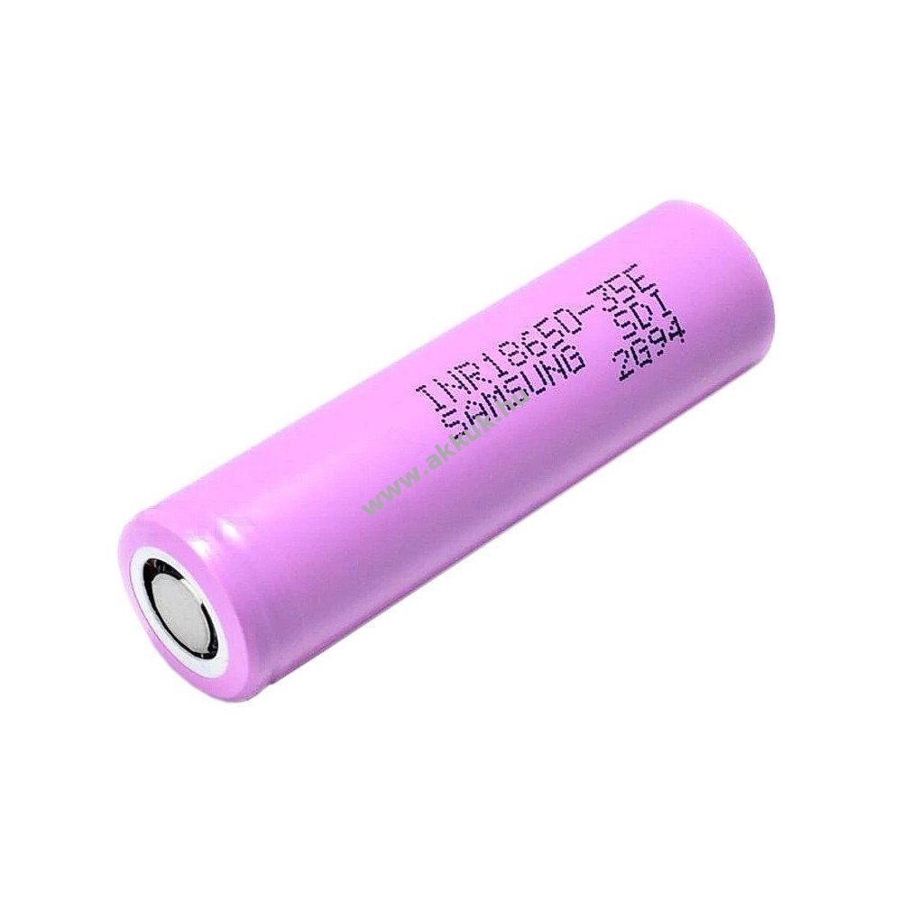 Samsung 18650 akkucella Li-Ion (LiNiCoAlO2) INR18650-35E 3500mAh (Kizárólag szakembereknek)