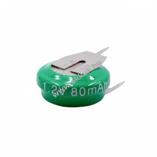 Gombakku típus V80H (1 cella) 3 pines NI-MH 1.2V 80mAh