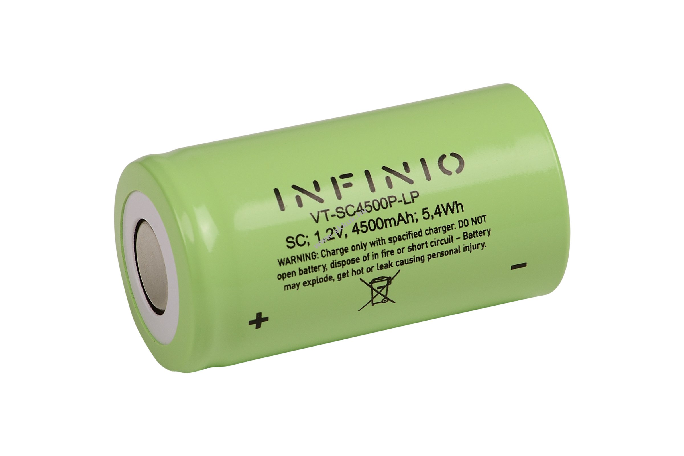 Infinio Pro SUB-C akkucella 1.2V, 4500mAh, NI-MH - A készlet erejéig!