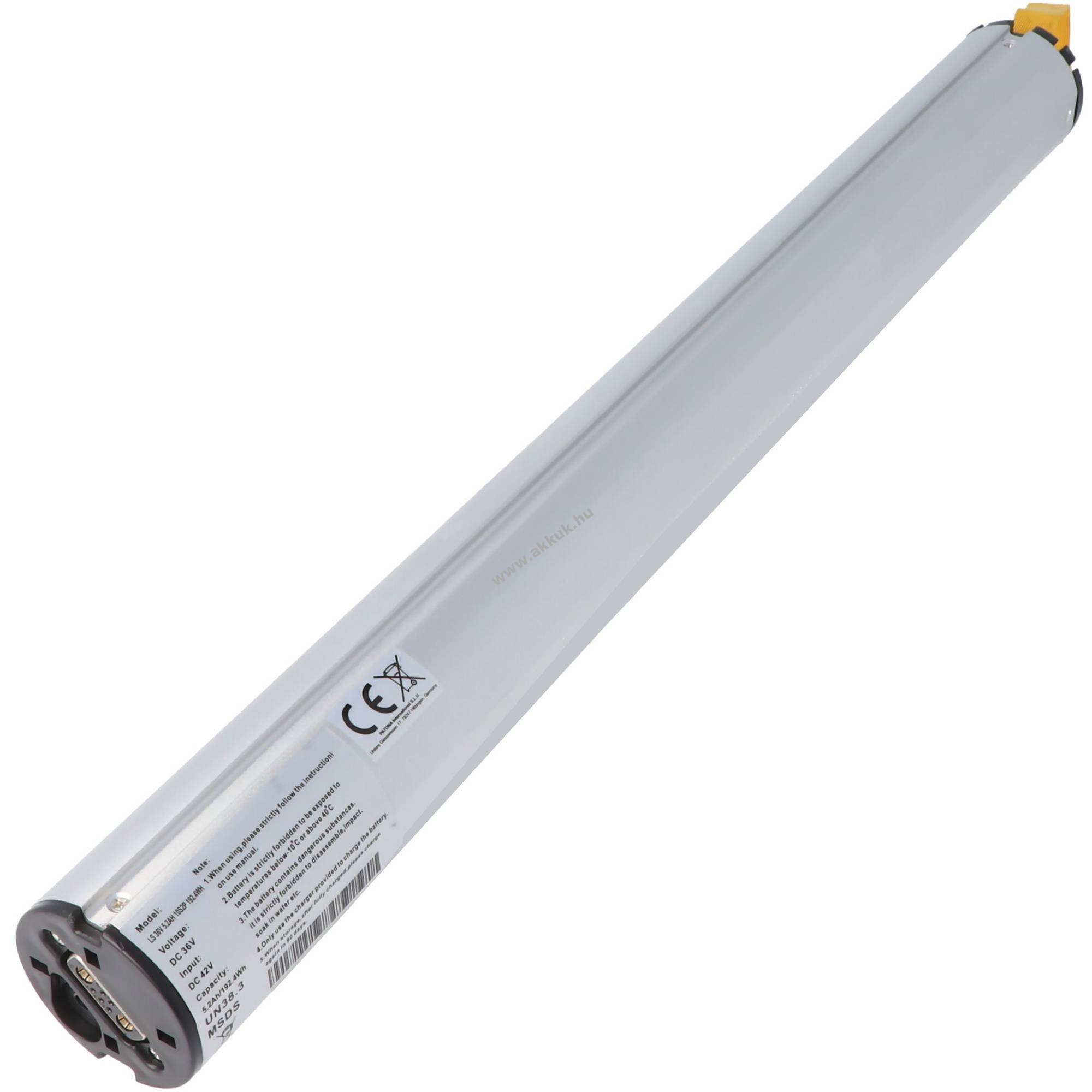 Helyettesítõ akku PATONA PT12-1, 36V, 5200mAh, 192,4192,4Wh