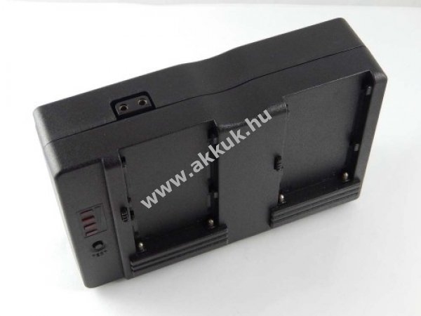Adapter 2db NP-F sorozatú akkuhoz Sony V-Mount csatlakozással