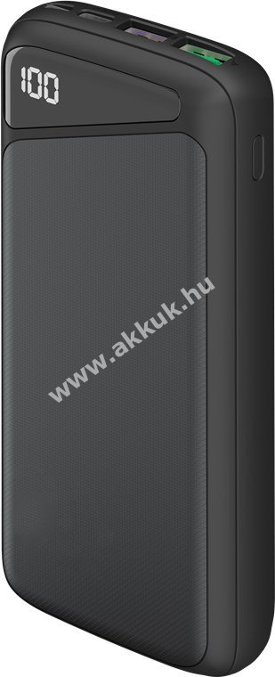 Bivalyerõs külsõ akkumulátor fûthetõ kabáthoz, mellényhez fekete, 20000mAh BF