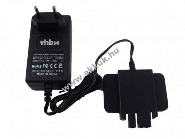 Helyettesítõ akkutöltõ AEG szerszámgép akku 1,2V-18V (NI-CD és NI-MH)