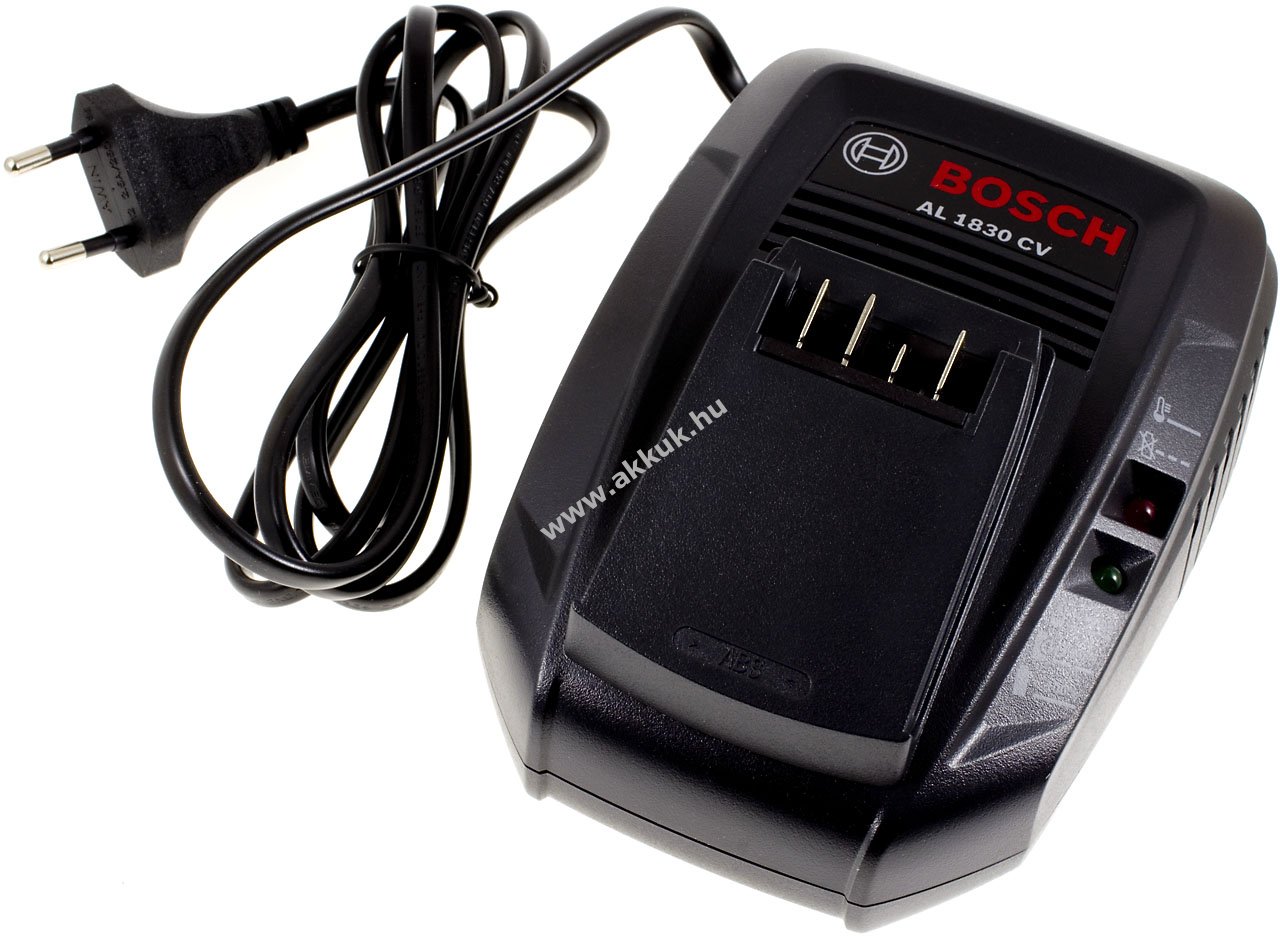 Bosch gyorstöltő típus 1600A005B3, 14,4V-18V, Li-Ion