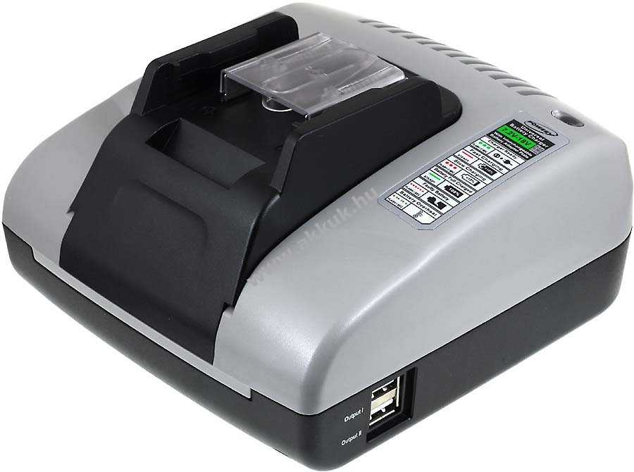 Powery akkutöltő USB kimenettel szerszámgép Makita BDA340
