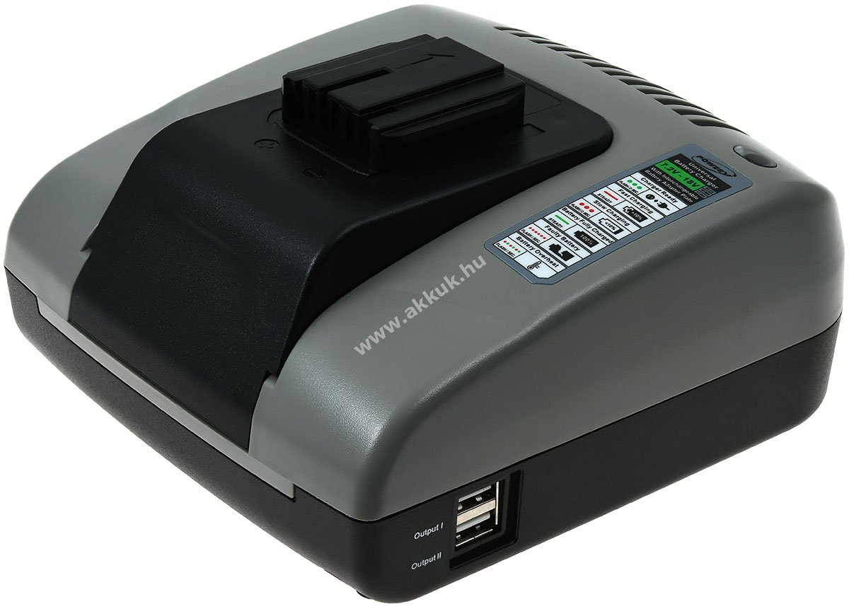 Powery akkutöltő USB kimenettel Milwaukee akkutípus 48-11-2200