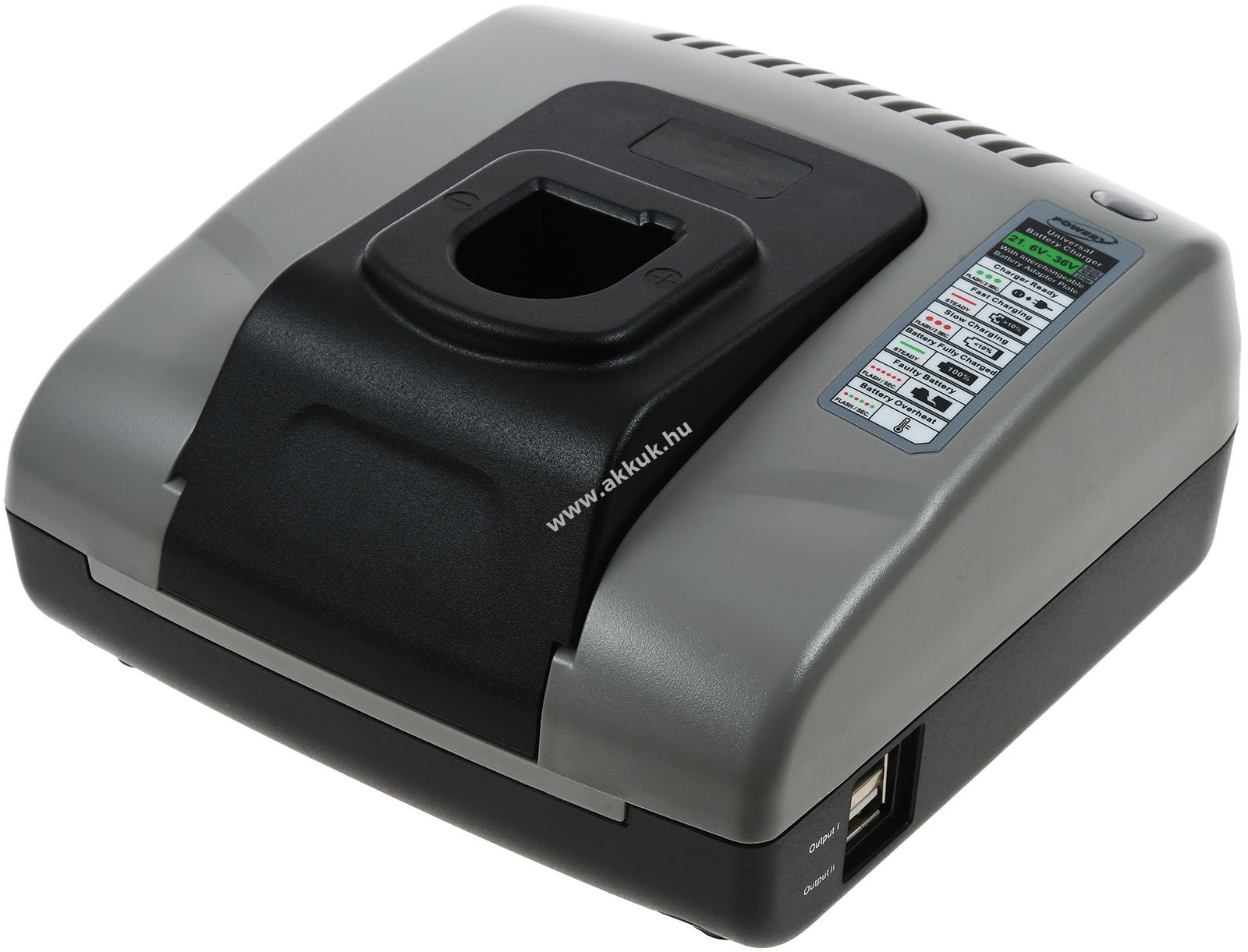 Powery akkutöltő USB kimenettel Panasonic fúrócsavarozó EY6409NQKW