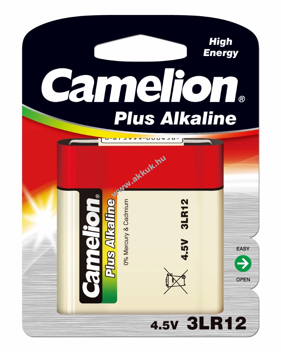 Camelion elem 3LR12 laposelem 4,5V 1db/csom.