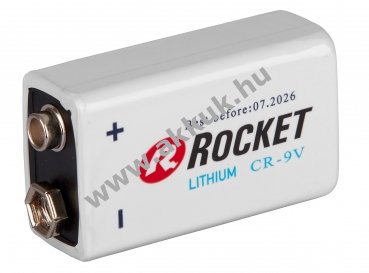 ROCKET Ultimate Lithium 6LR61 9V block elem 1200 mAh 1db/csomag