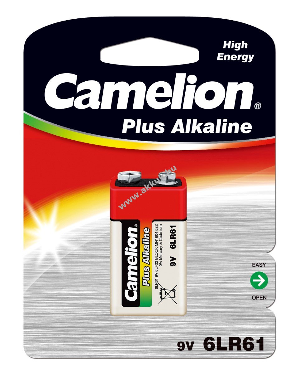 Camelion elem típus PP3 9-V-Block 1db/csom.