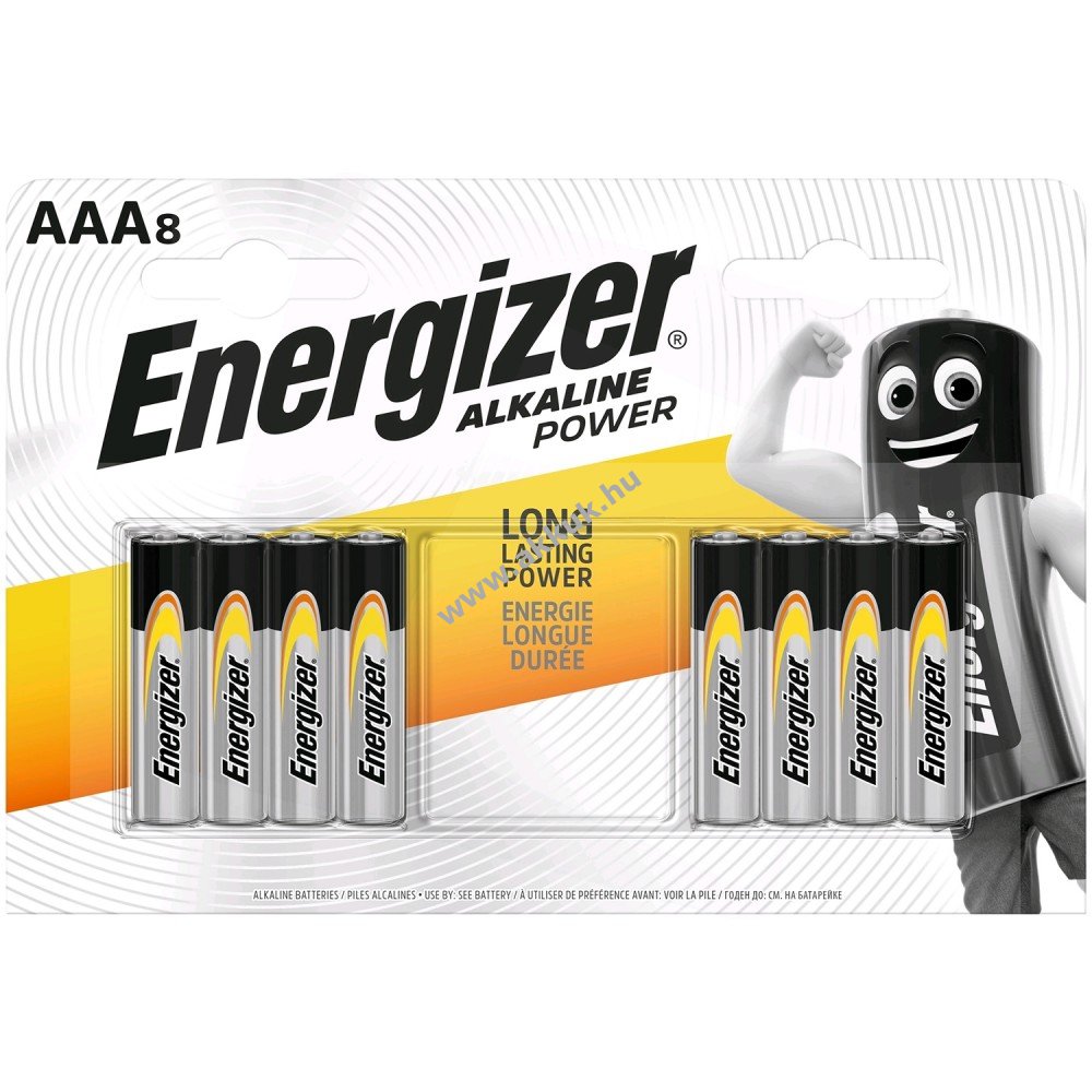 ENERGIZER Alkaline Power elem AAA mikro E92 8db/csom