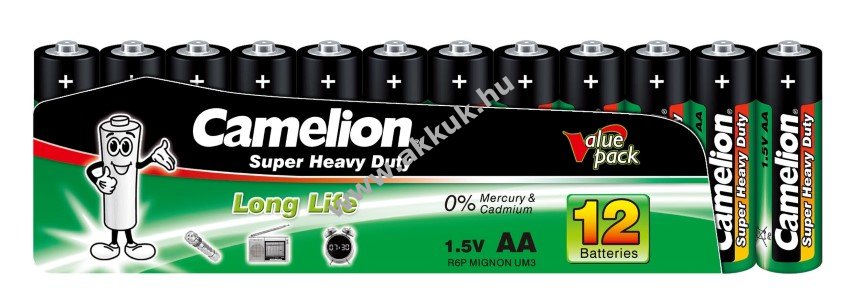Camelion elem Super Heavy Duty R6 / Mignon / AA (12db-os csomag)