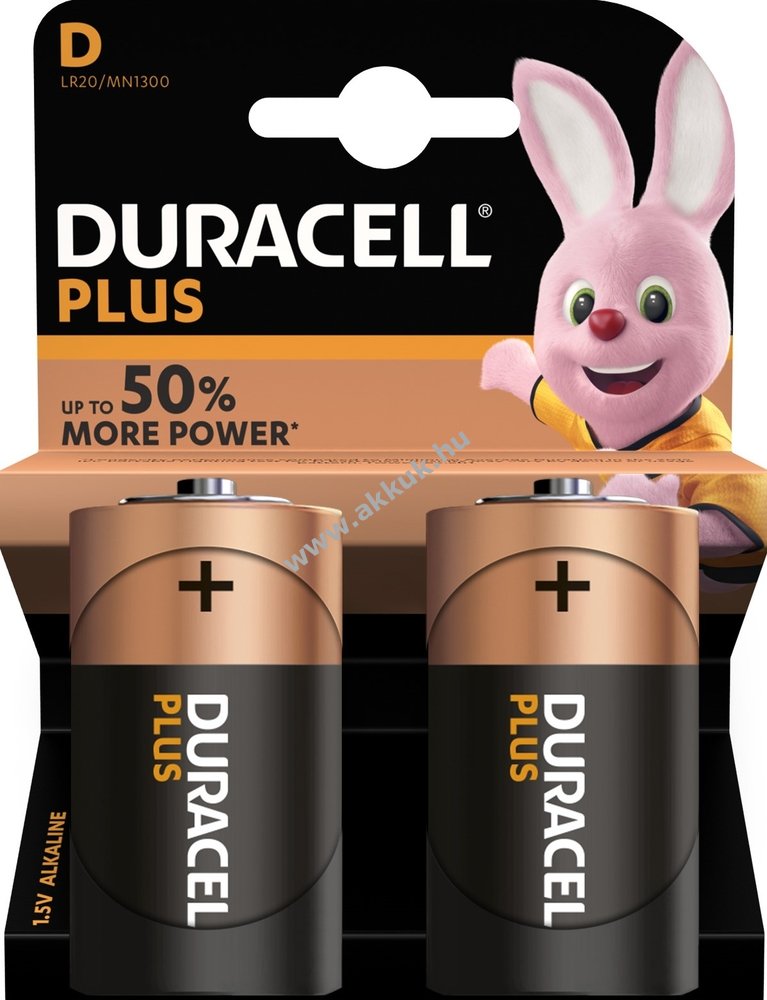 Duracell elem Plus típus MN1300 2db/csom.