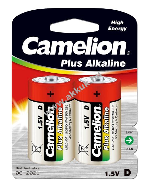Camelion góliát elem Plus Mono alkáli 2db/csom.