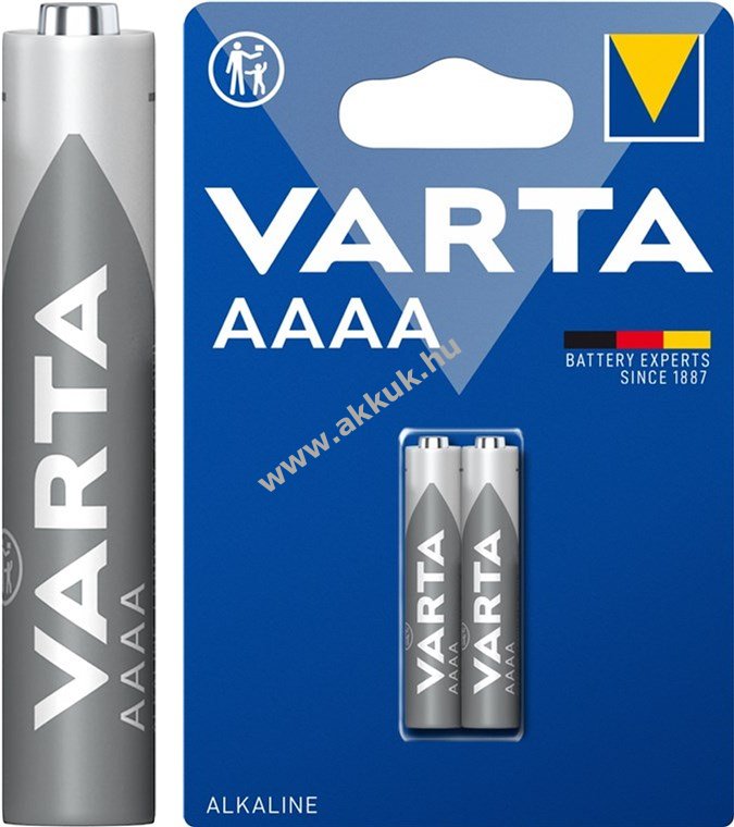 Varta Professional Electronics LR61/AAAA (Mini) elem 1,5V 2db/csomag alkáli-mangán