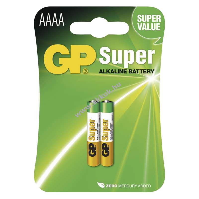 GP Speciális Alkáli elem AAAA 2db/csomag