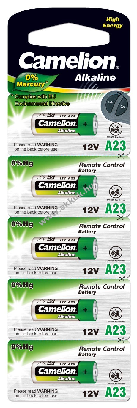 Camelion elem 23AE 12Volt 5db/csom.