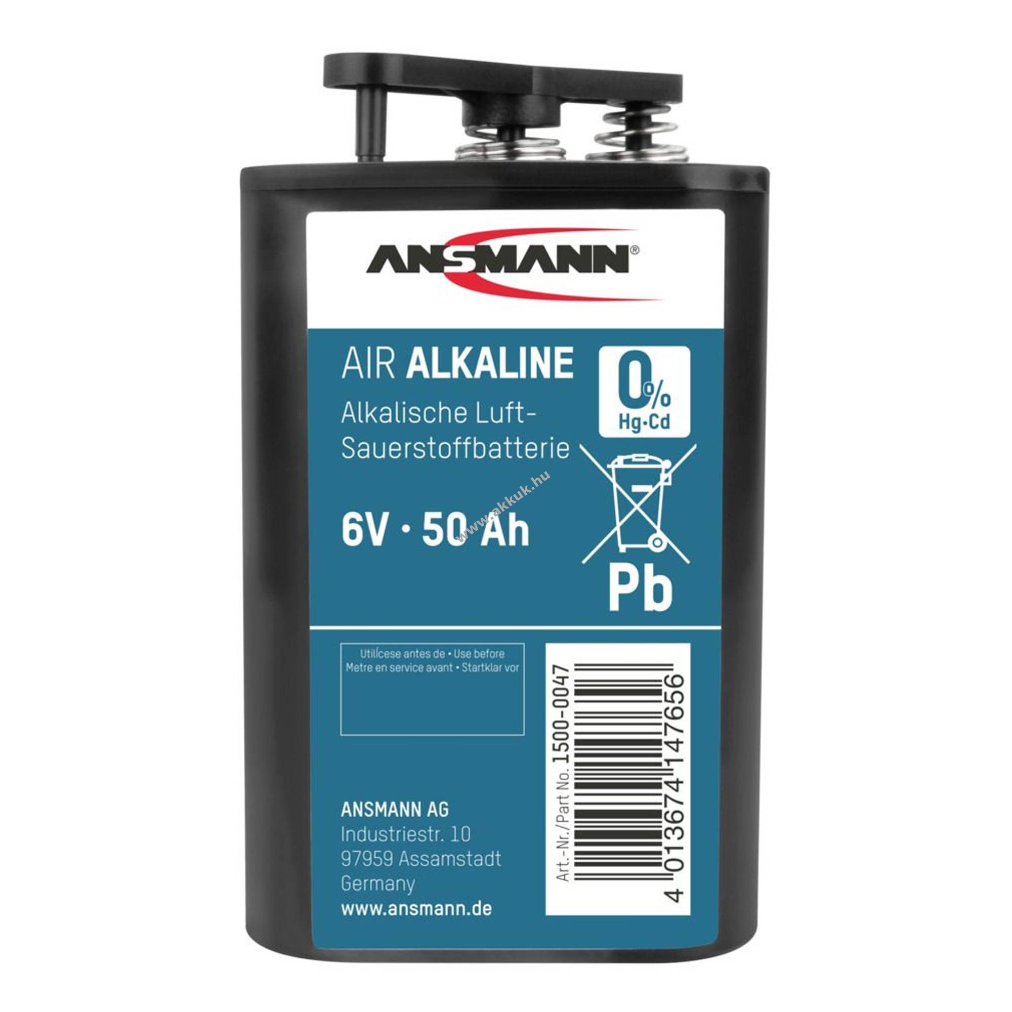 Ansmann 4R25 4R25C 430 lámpaelem 6V 50000mAh speciális elem