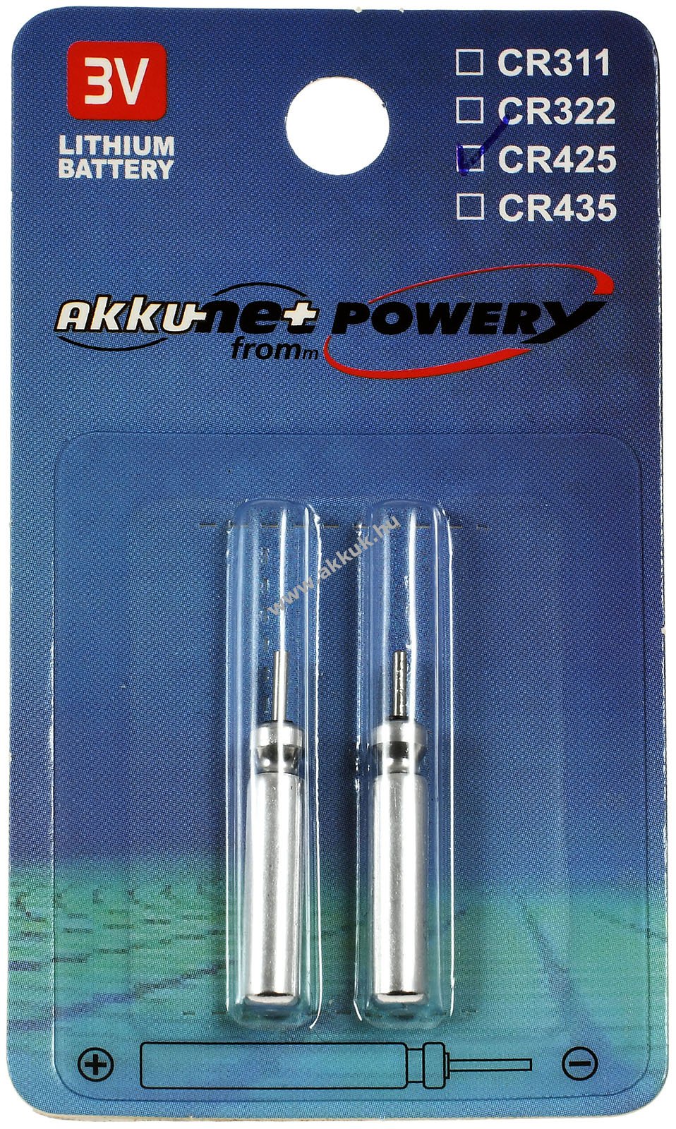 Rúdelem CR425 elektromos kapásjelző 2db/csom.