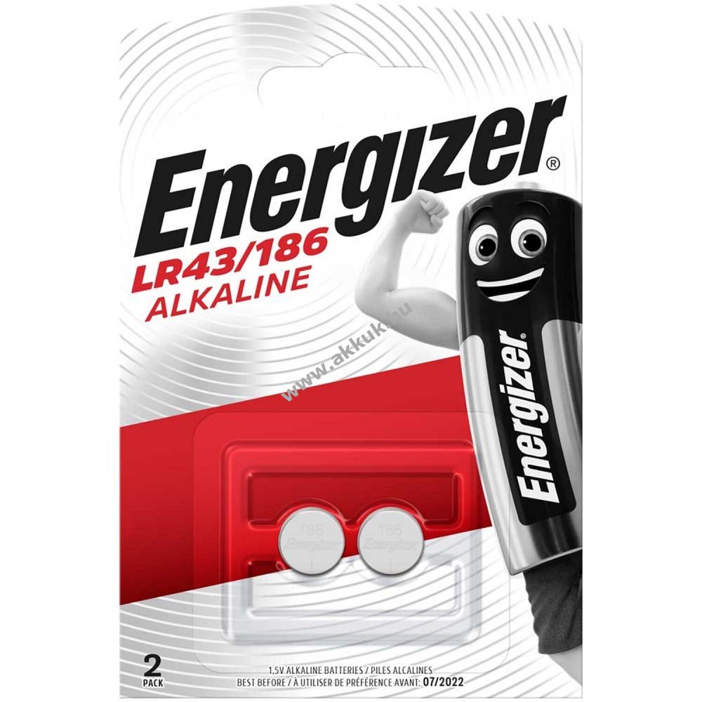 ENERGIZER elem LR43/186 alkáli 2db/csom - Kiárusítás!