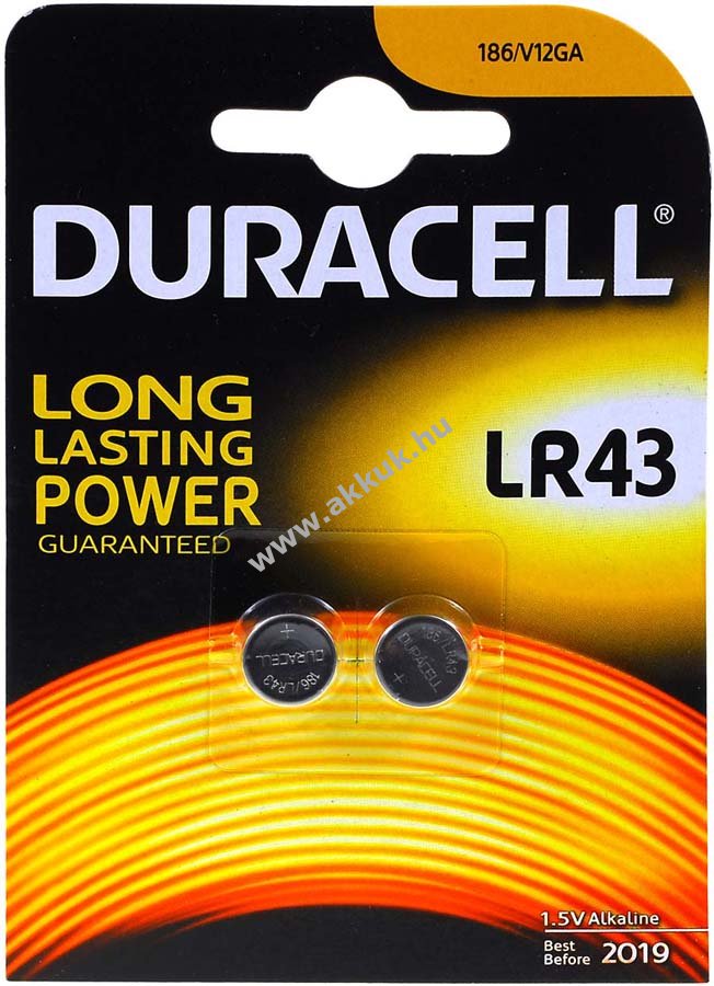 Duracell gombelem típus LR1142 2db/csom.