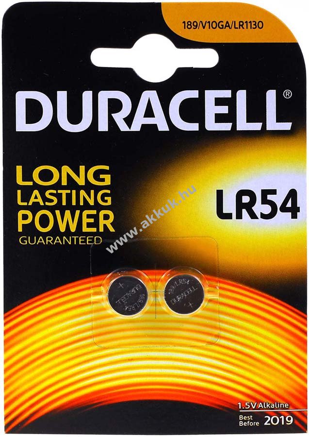 Duracell gombelem típus LR1130 2db/csom.