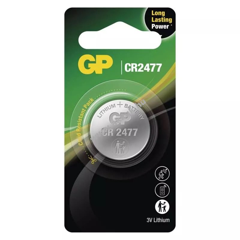 GP Lítium gombelem CR2477 1db/csomag