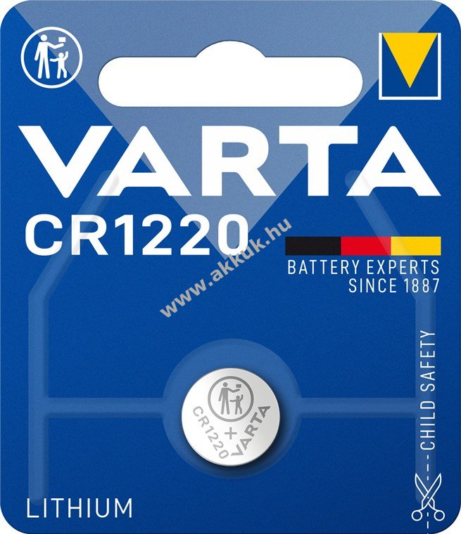 Varta gombelem CR1220 Líthium 1db/csom