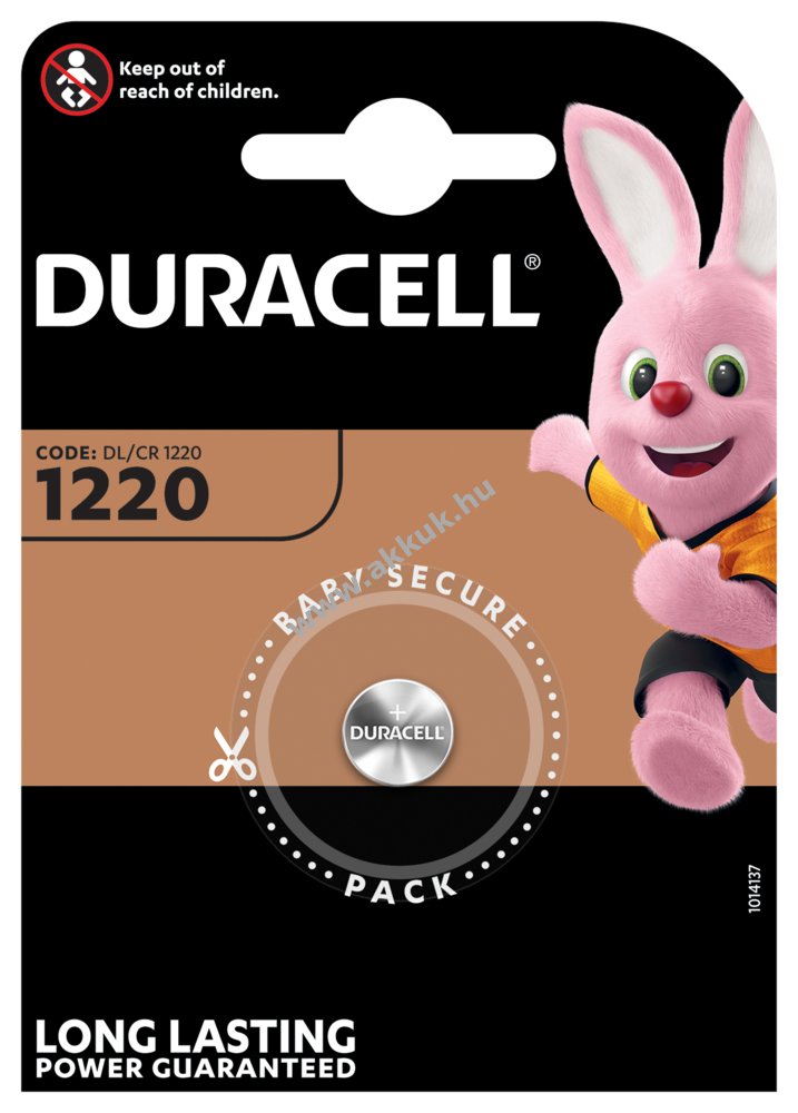 Duracell lithium gombelem CR1220 1db/csom.