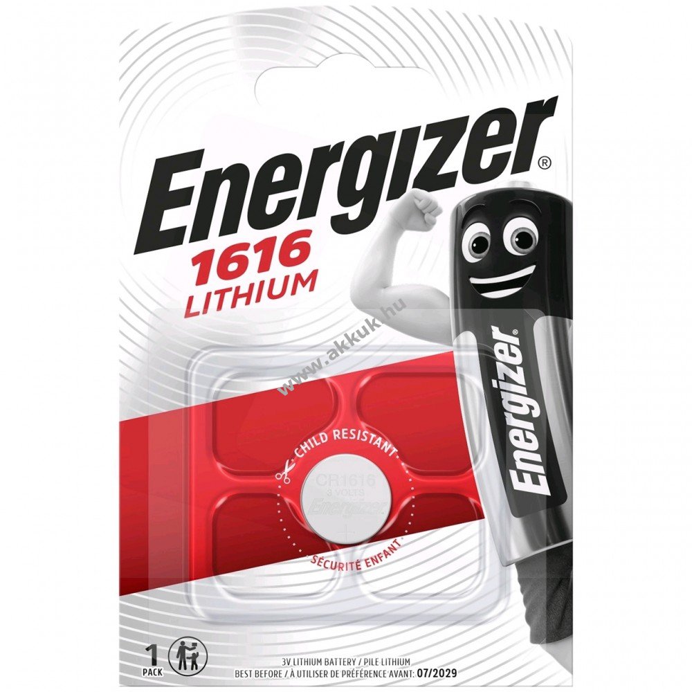 ENERGIZER elem CR1616 Líthium 1db/csom
