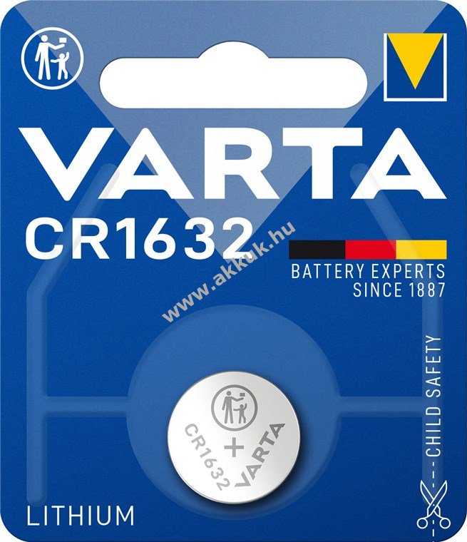 Varta gombelem CR1632 Líthium 1db/csom